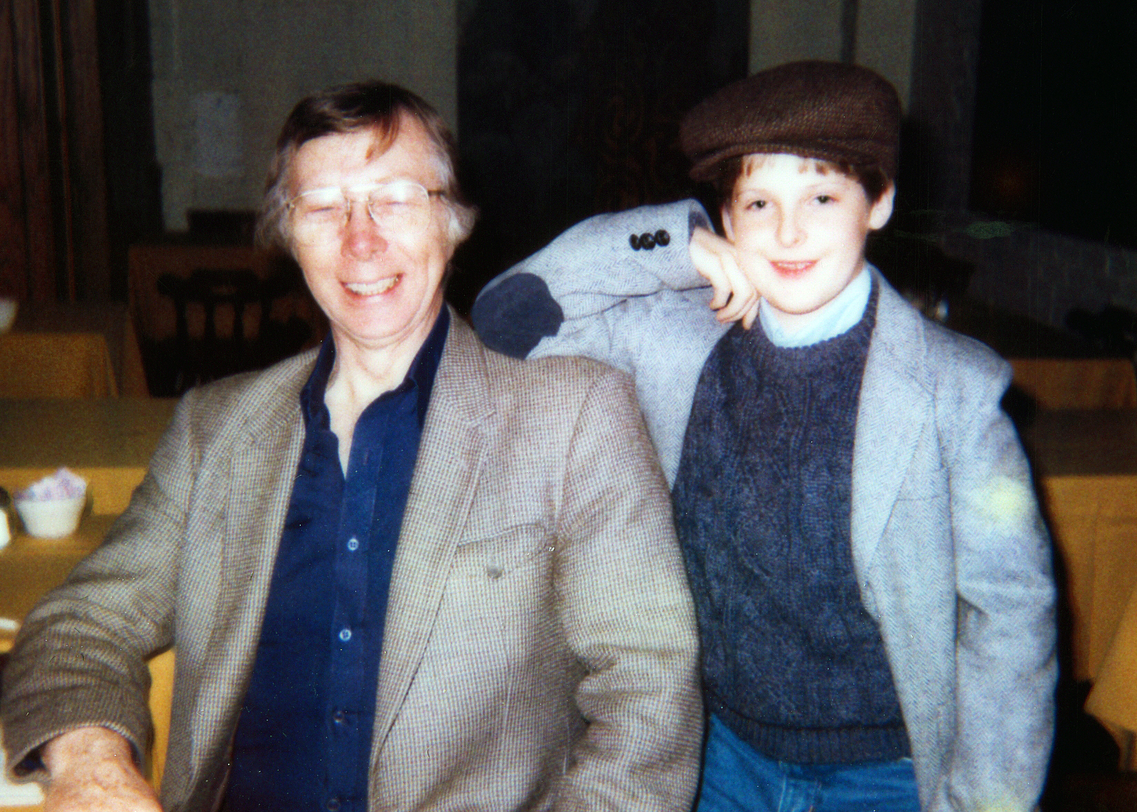 Tommy Makem and Randy Smith (age 9)