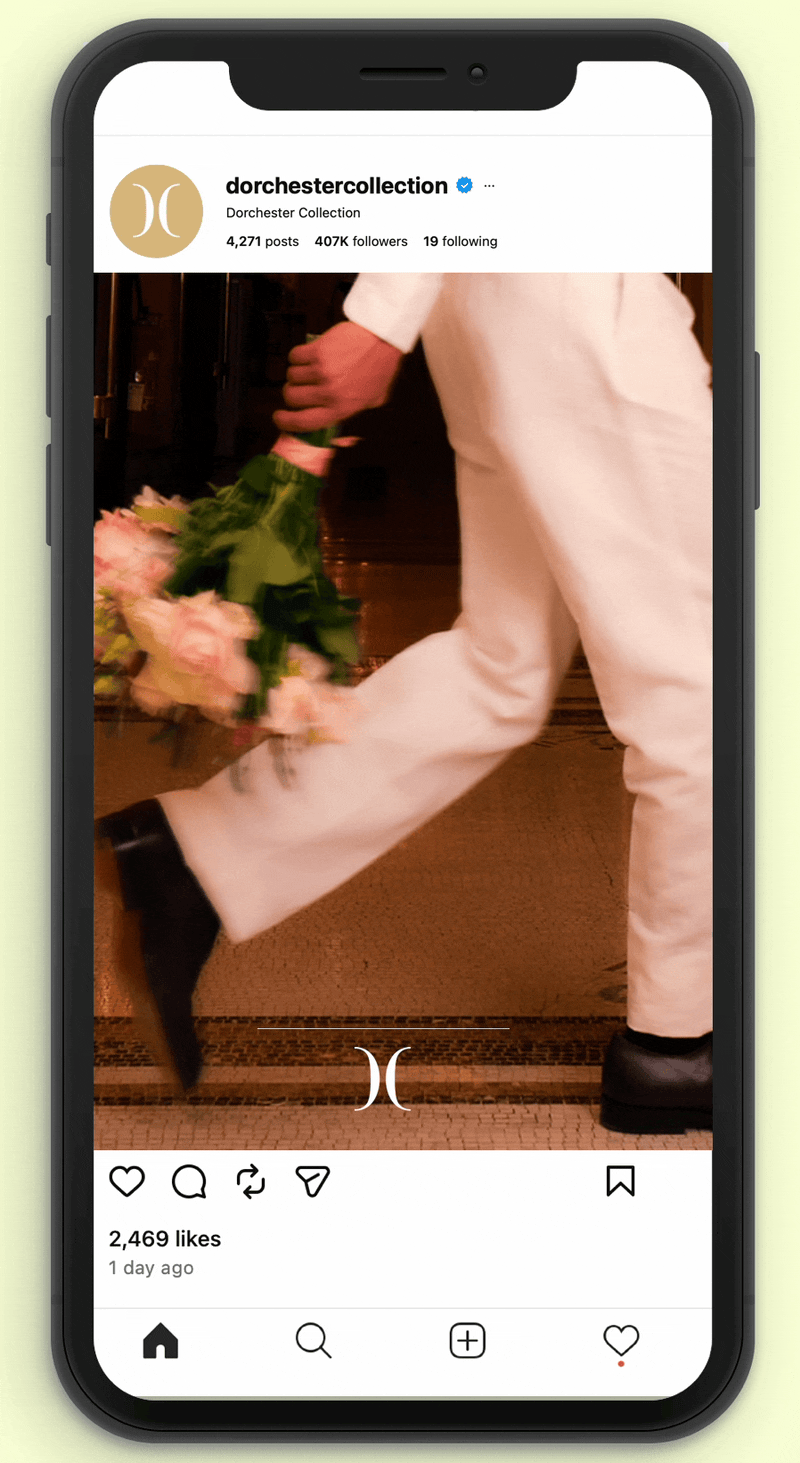 Dorchester Collection luxury hotel campaign photography content