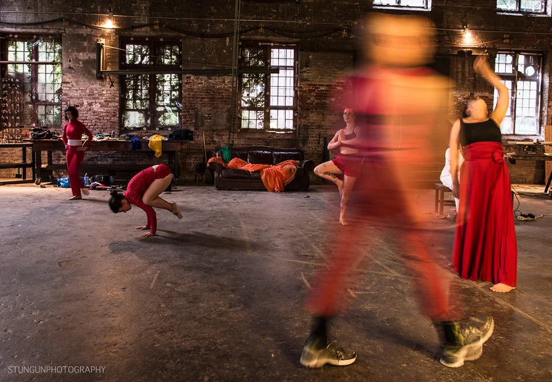 photo credit: Stungun Photography at the Goat Farm Arts Center (I'm the one balancing on my hands.)