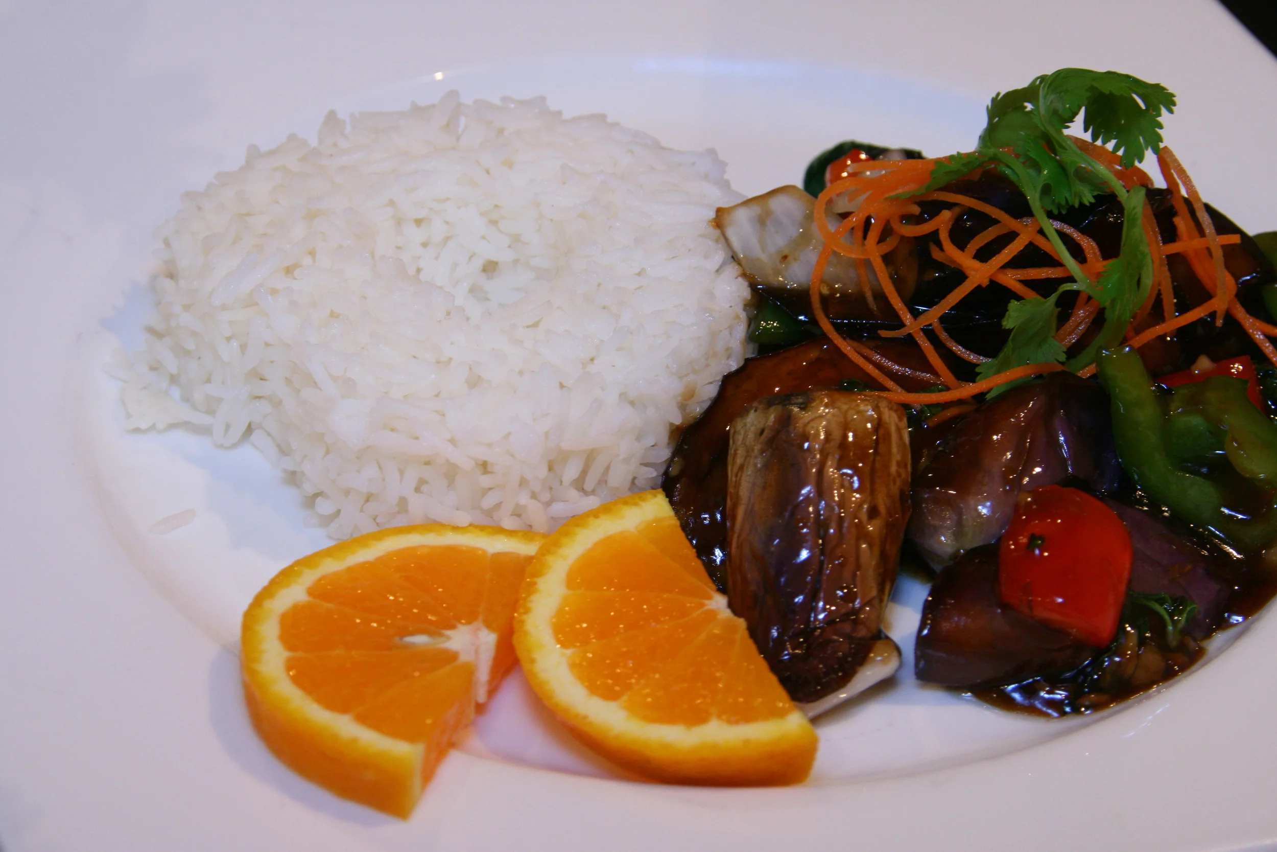L. Eggplant with Rice