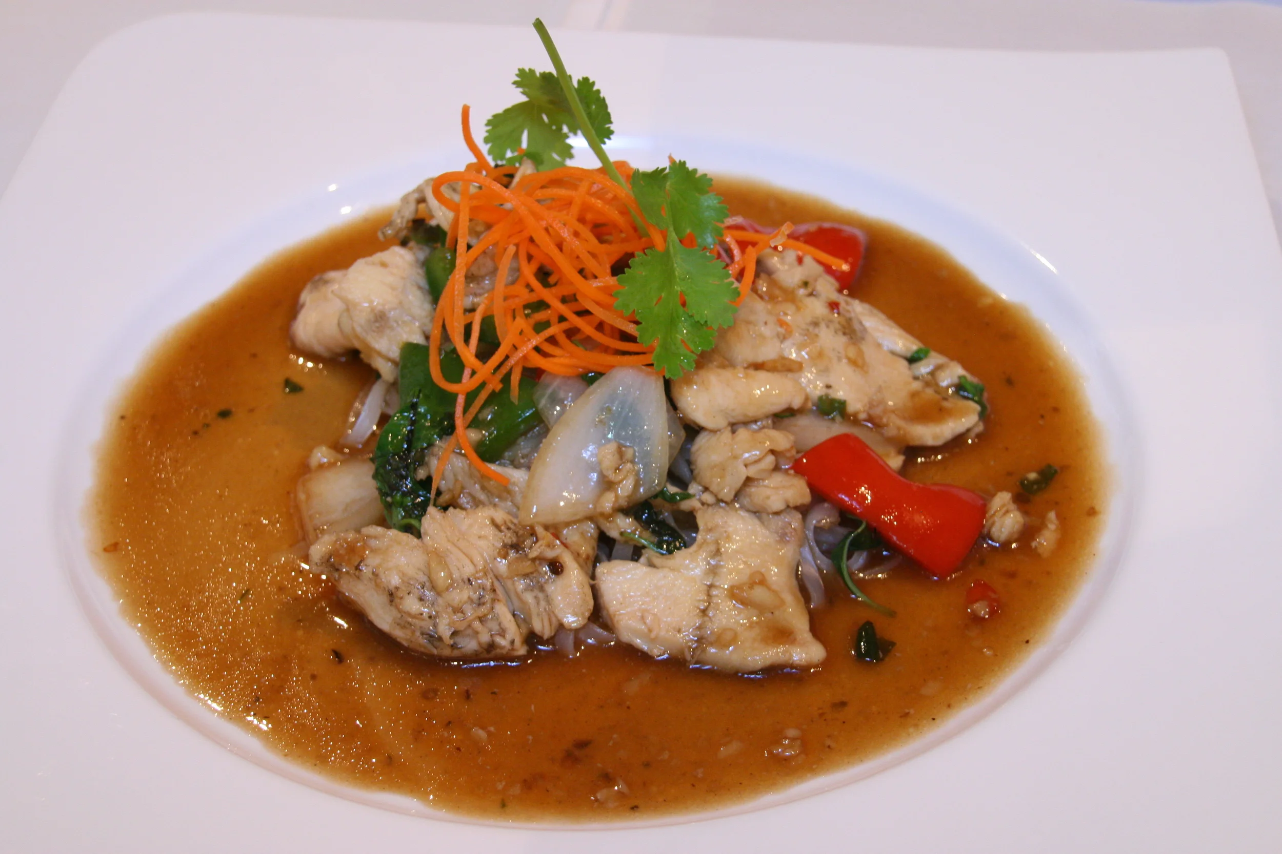 L. Basil Spicy Noodle Chicken