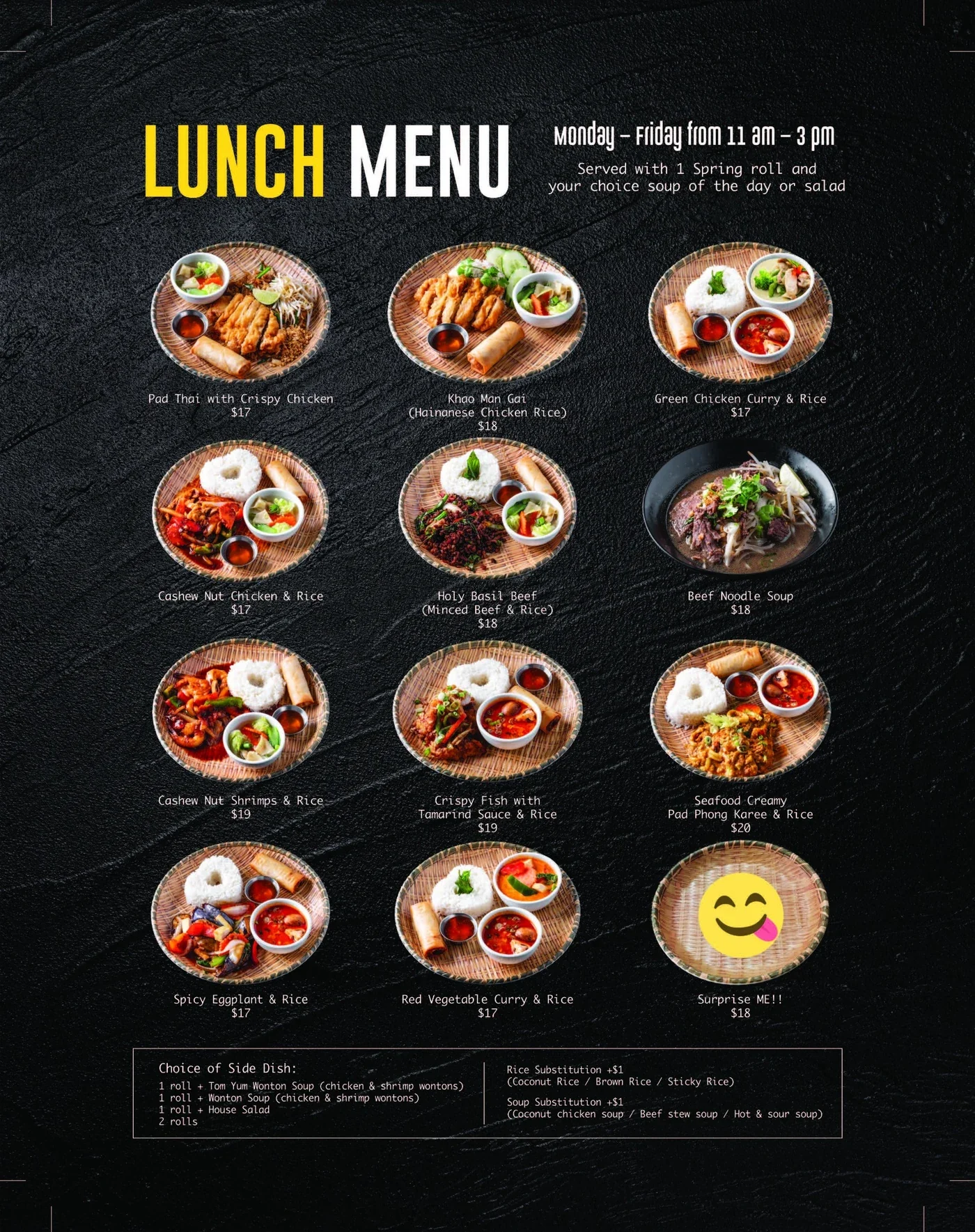 THAI LUNCH SPECIALS IN THE BEACHES