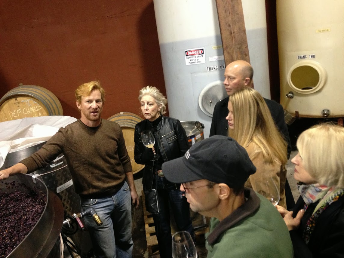 Tank tasting with Patrick during our "Artisan Oregon" 2013 trip