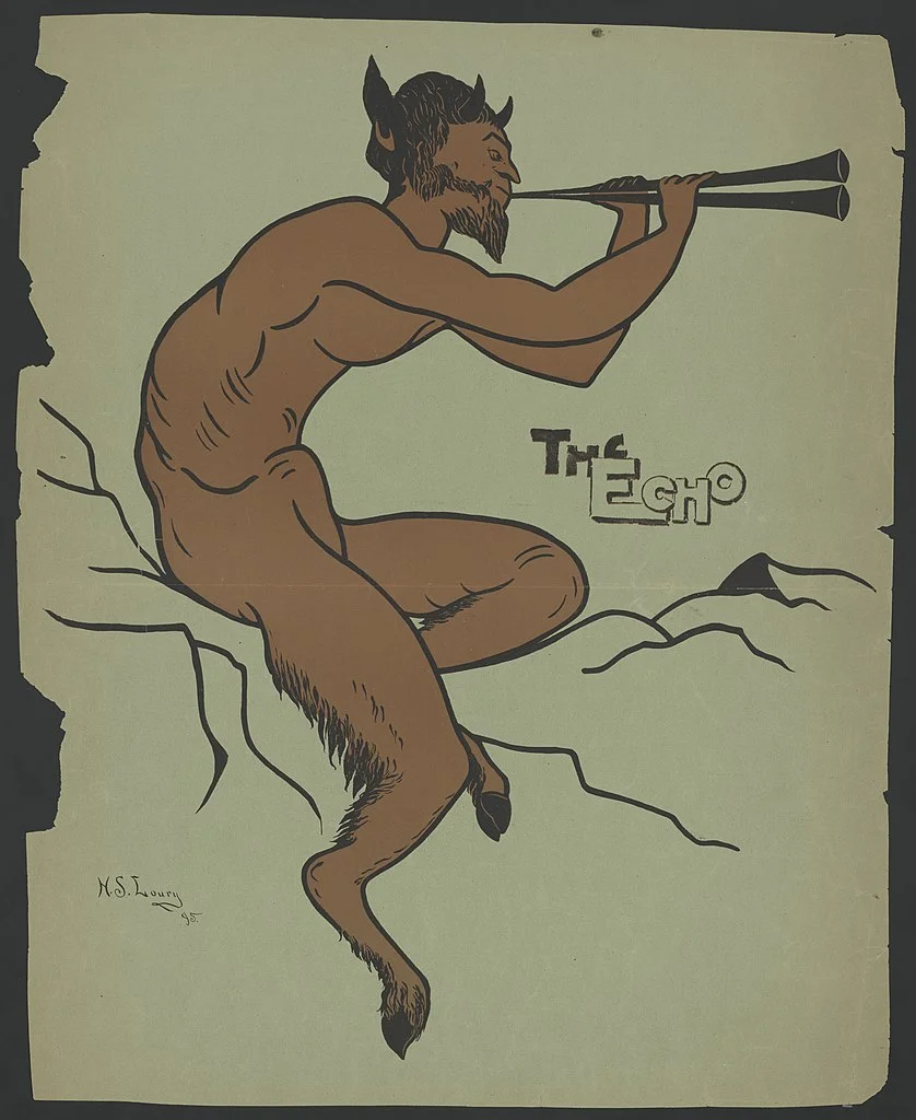 “The Echo” by H. Sophie Loury, Library of Congress