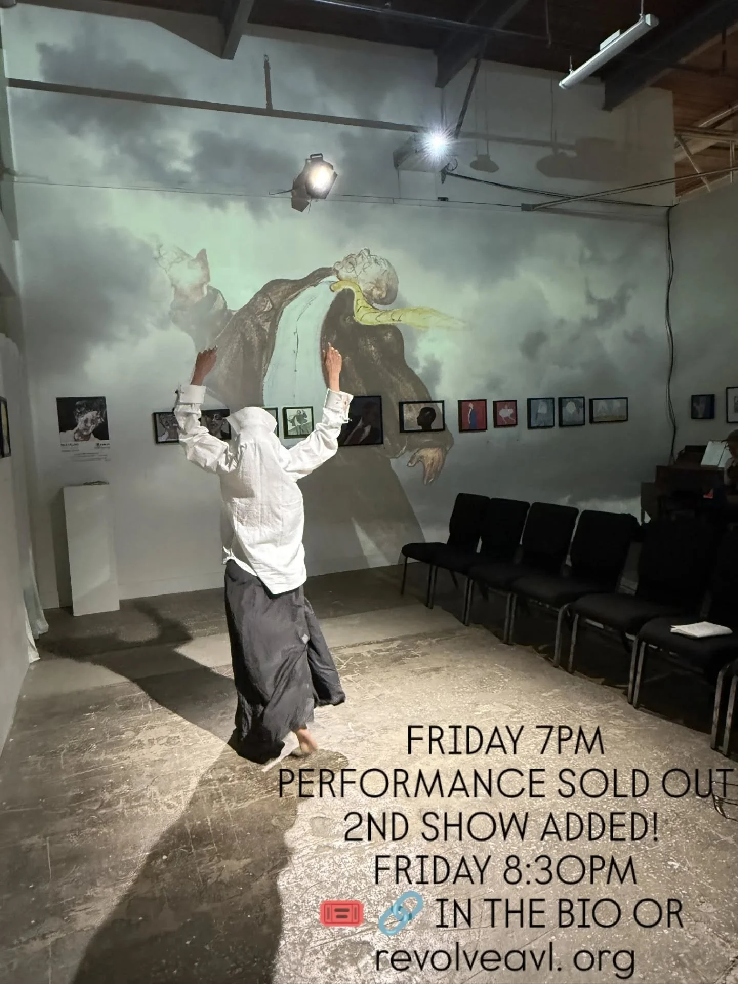 rehearsals are underway for the weekend performances of True Colors with @constancehumphries @loud_quietness &amp; @humbar &mdash;tickets are available (SRO for the Friday 7p show) at the link in the bio or revolveavl.org