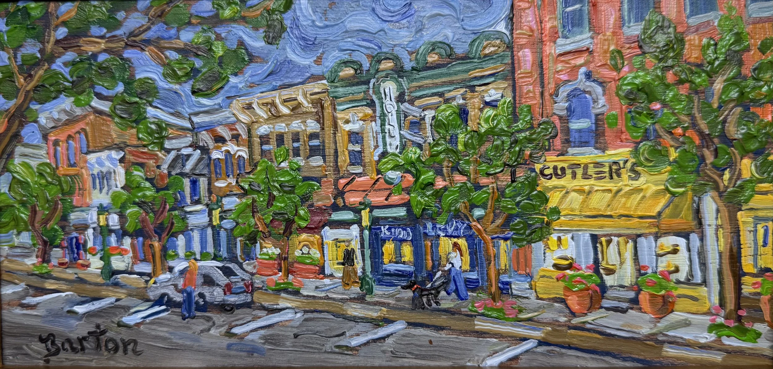 Lake Street on a Cloudy Day