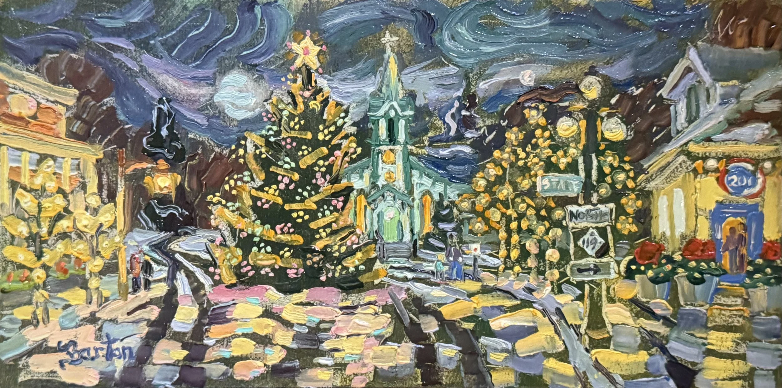 December Around a Small Town 