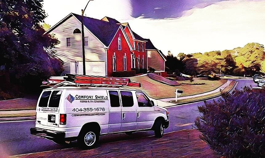 It's always a beautiful, cool evening with Comfort Shield. The #art of #atlanta #airconditioning