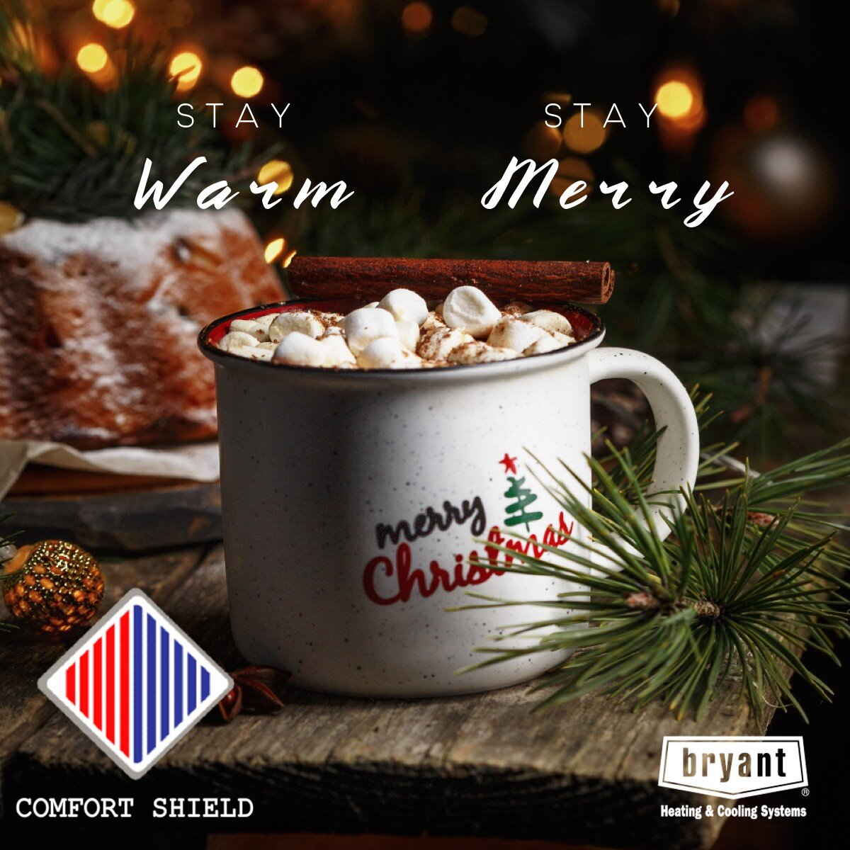 Stay warm, merry and bright through all of your parties this season with experts that are truly local. 

#staywarmandcozy #MerryAndBright  #bryanthomecomfort