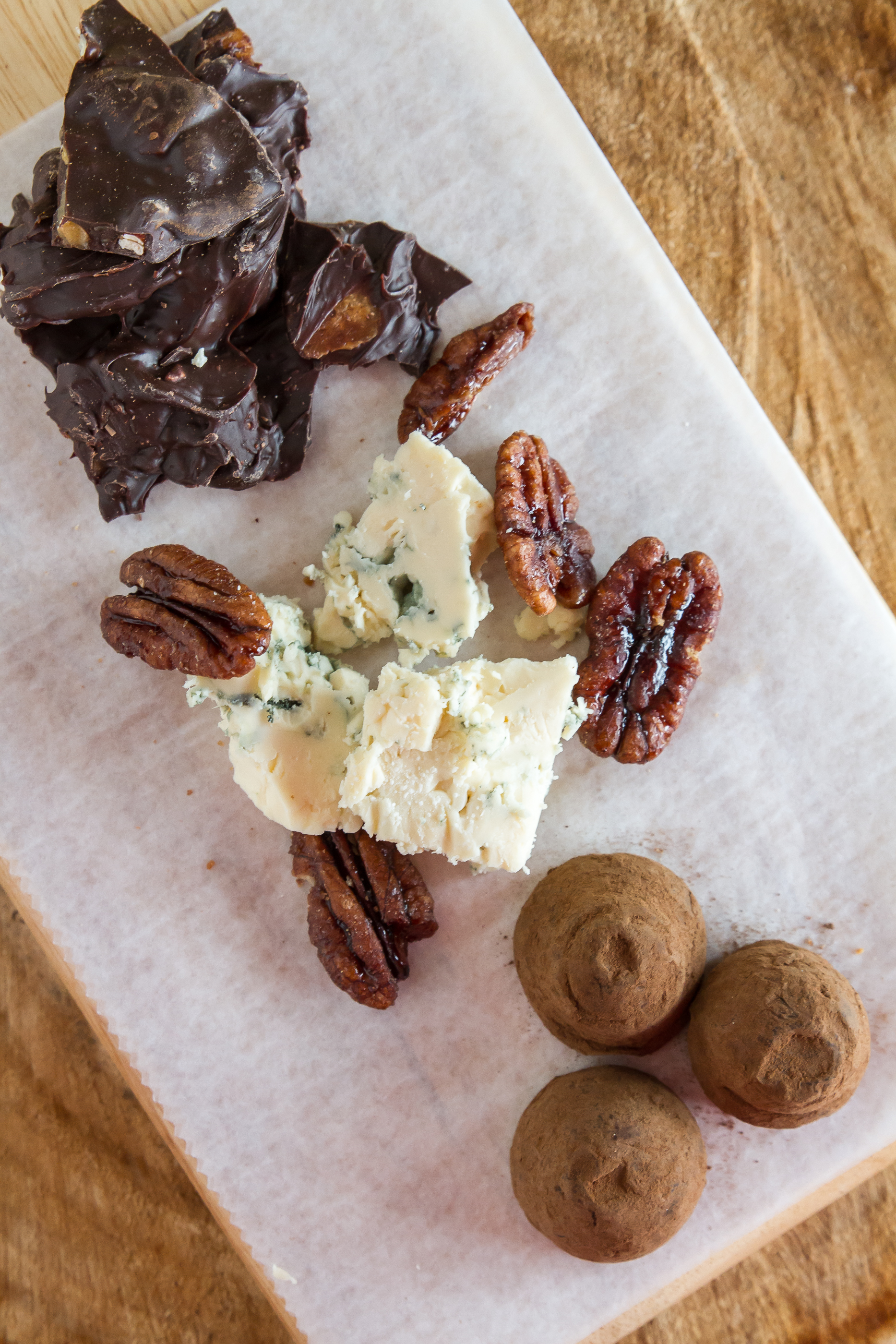Sweet & savory plate at Meza