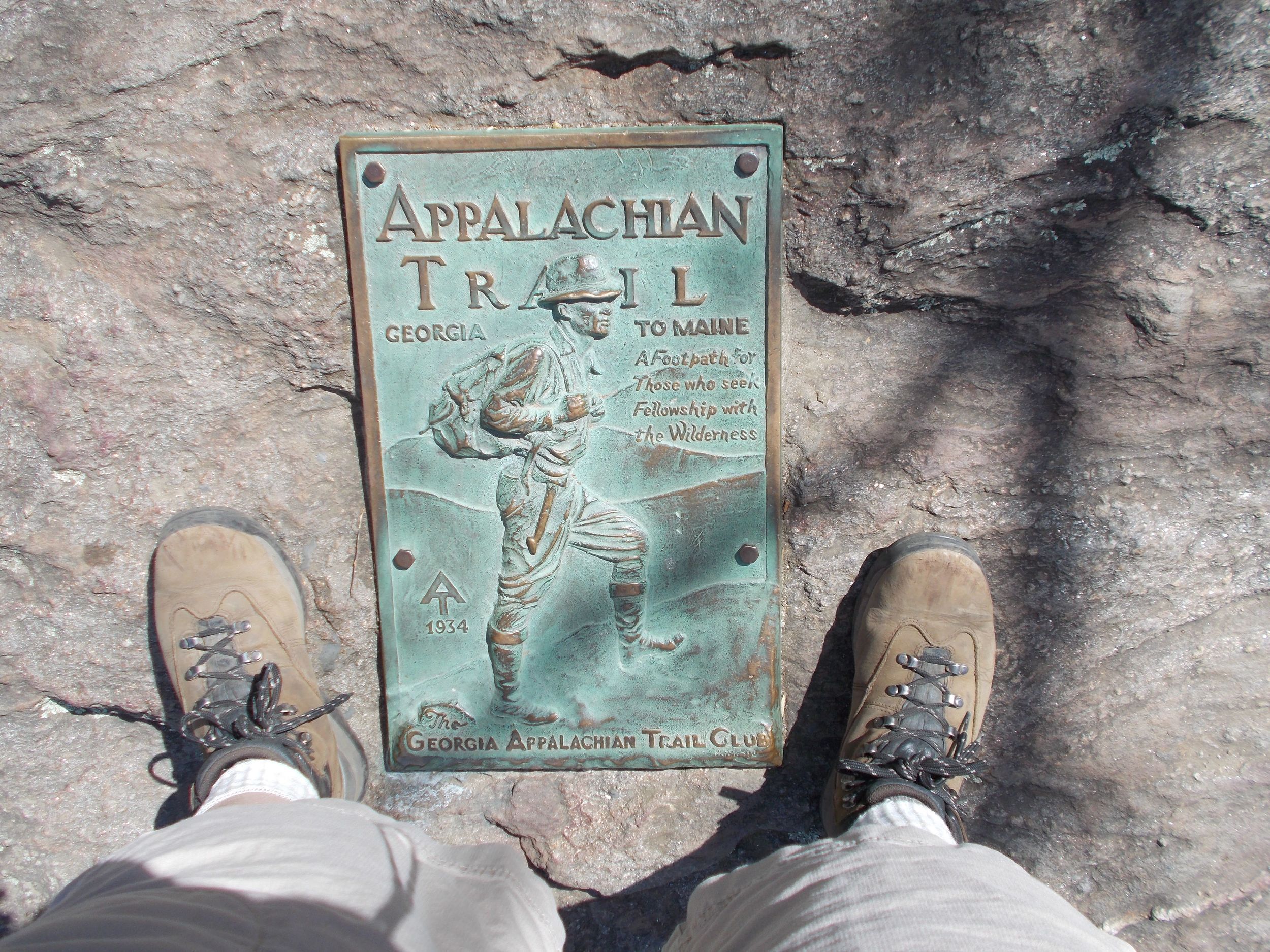Springer Mountain - beginning of Appalacian Trail -May 2014