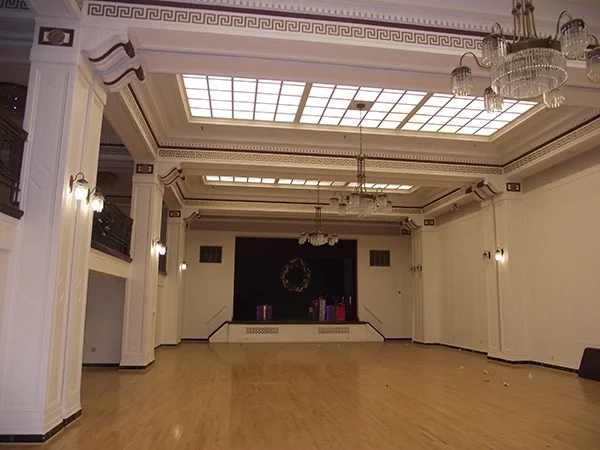 Gold Room- one of three unique special event spaces in the building, which will host weddings, corporate events, art productions and other intimate gatherings