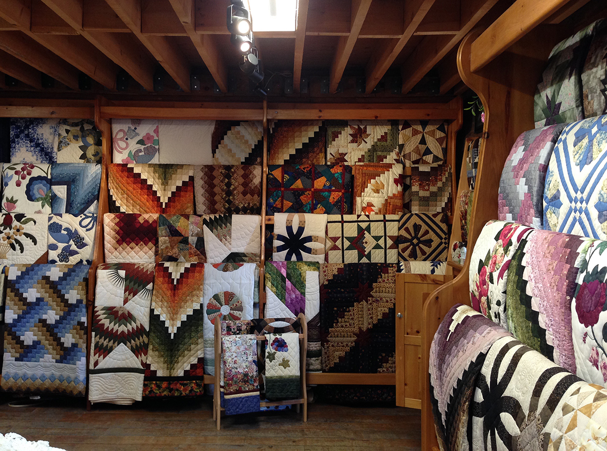 Just a few quilts to choose from.
