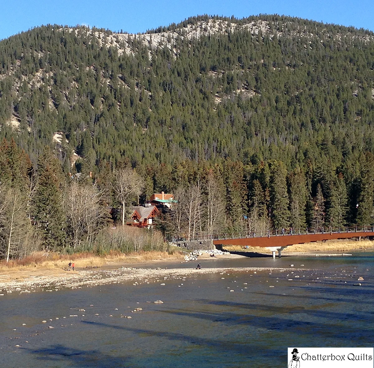 View across the Bow River