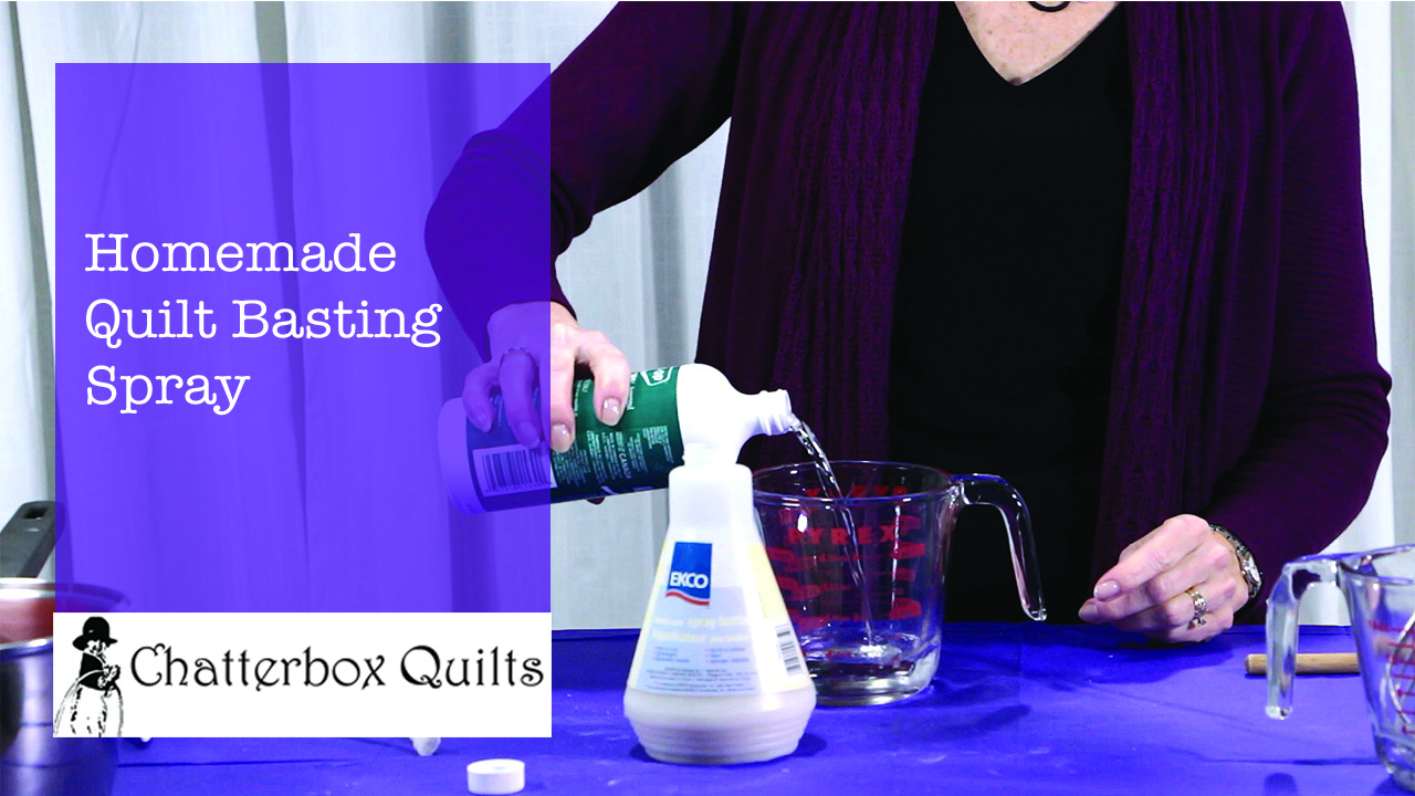 Quilt Basting Spray for Digital Cutters — Chatterbox Quilts