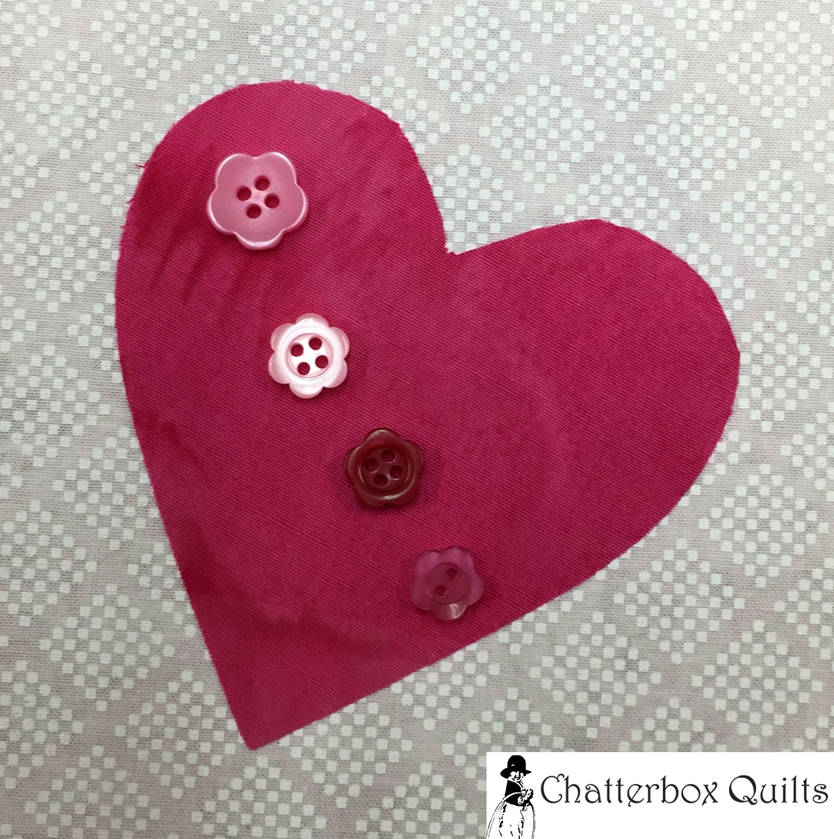 I decided to add four buttons on the last heart - just because ;}