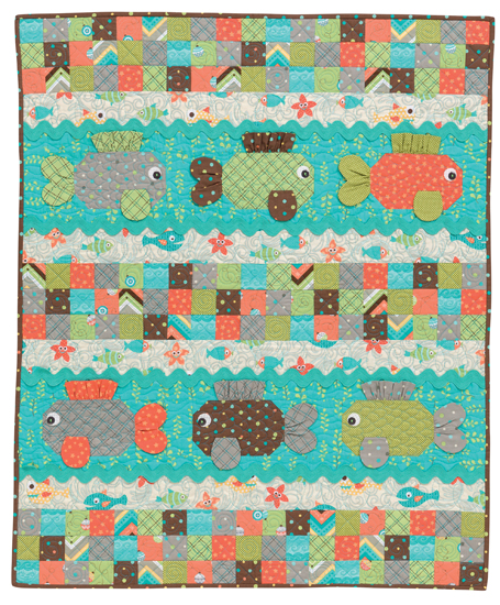 Hook, Line, and Sinker from Sew Sweet Baby Quilts by Kristin Roylance, Martingale, 2015; used by permission. Photography by Brent Kane. All rights reserved.