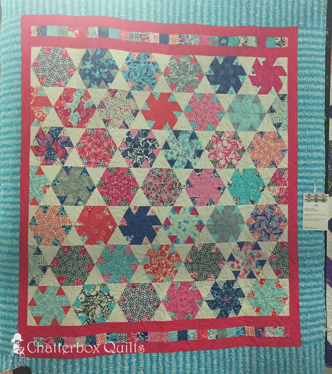 Jelly Girl by Ann Symes; quilted by Marie Lingwood
