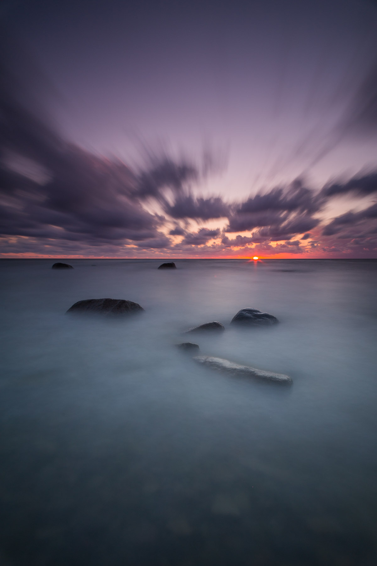 Suurupi coast at sunset, Estonia