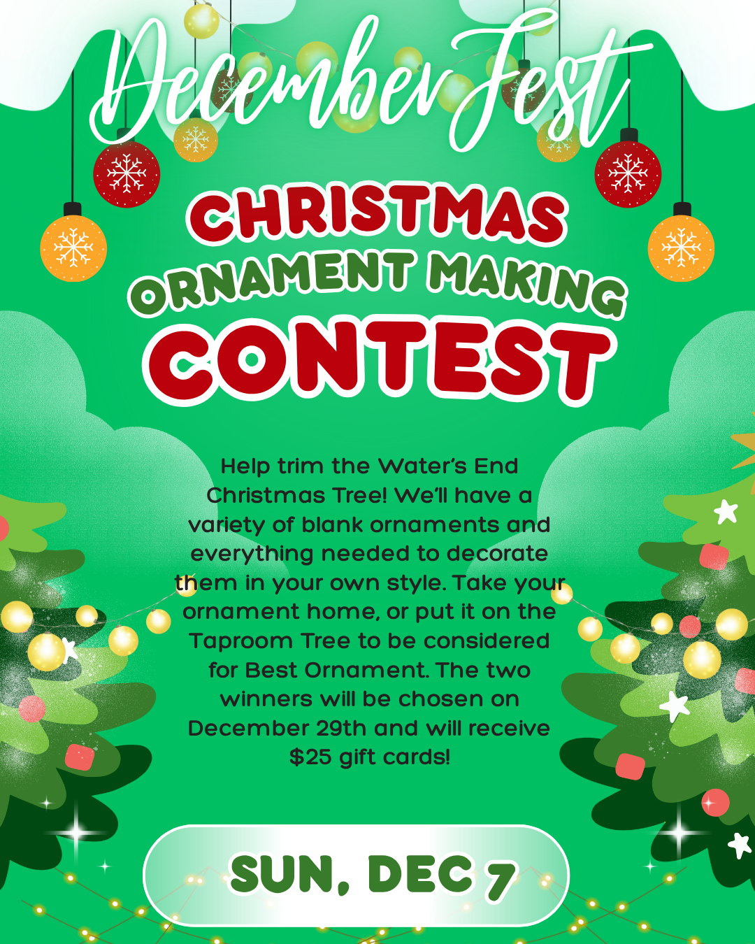 DecemberFest - Holiday Ornament Decorating Contest