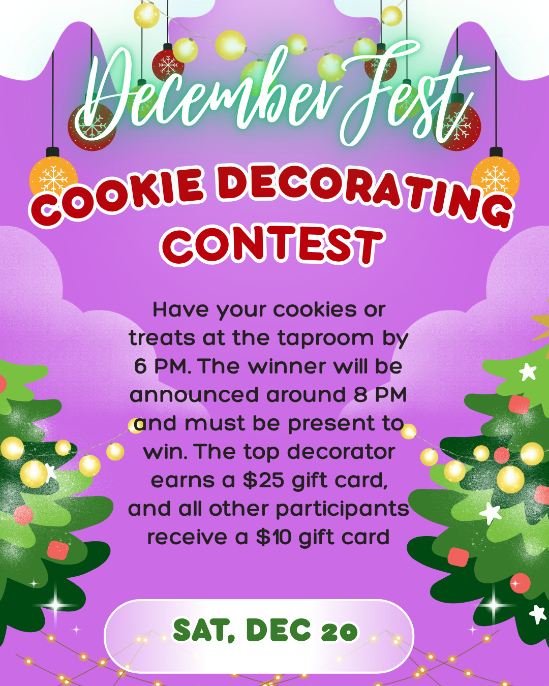 DecemberFest - Holiday Cookie Decorating Contest