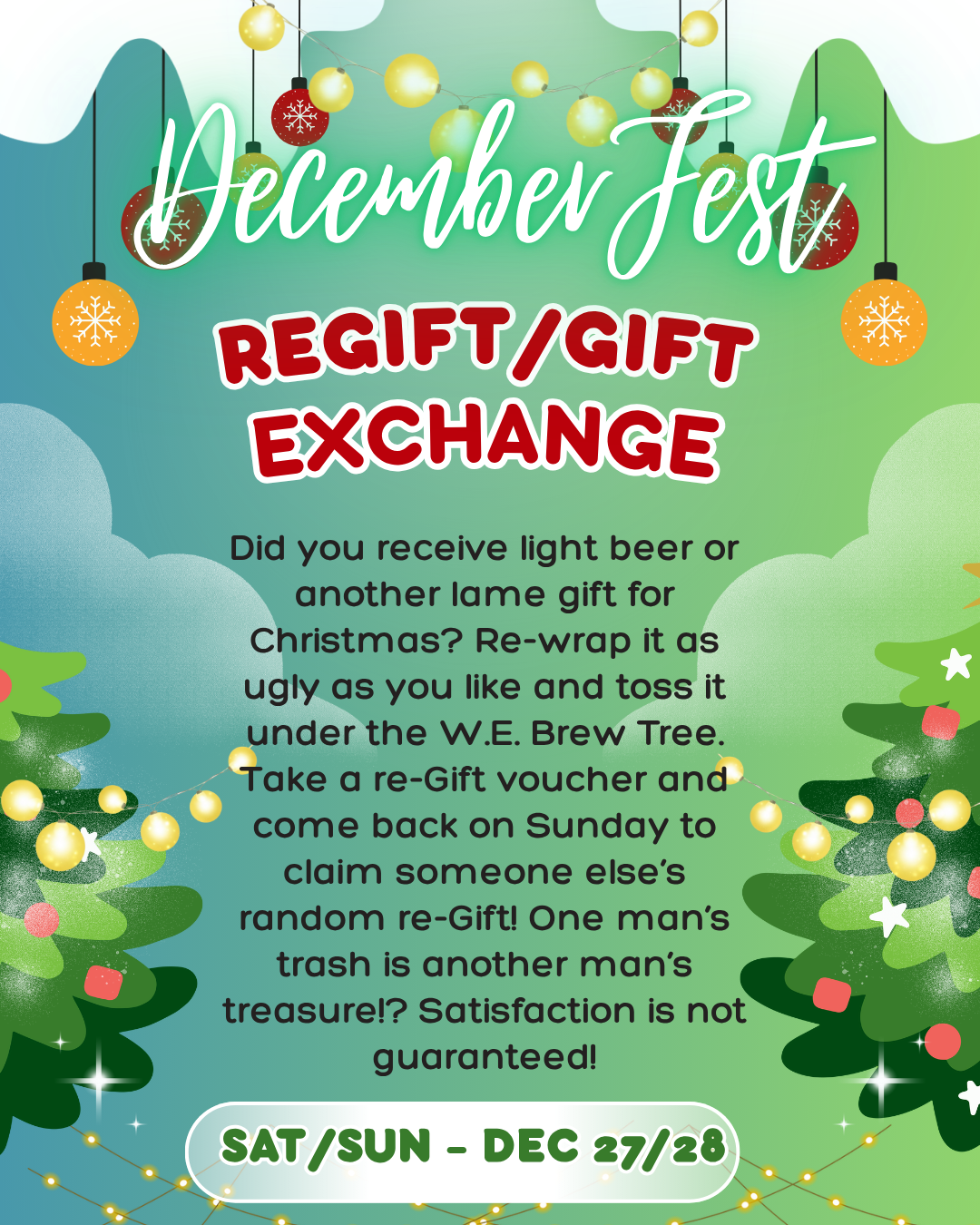 DecemberFest - Holiday Gift/ReGift Exchange