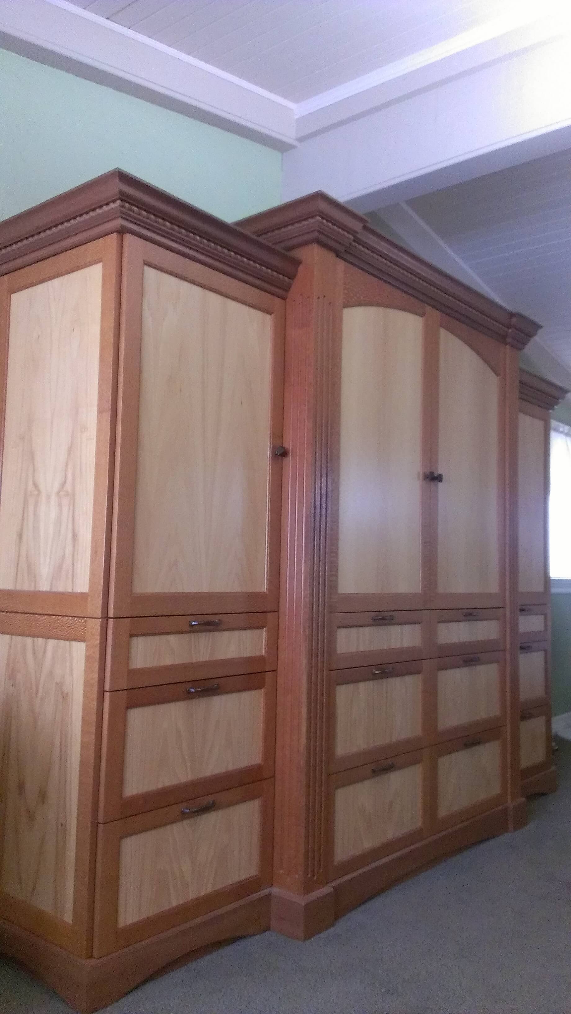 Custom Closet, wooden furniture by Tyler Gady Woodworking