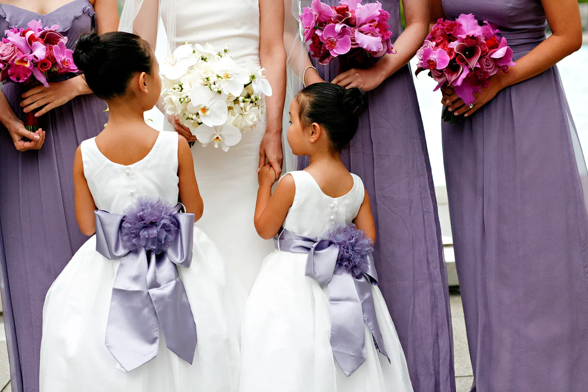 bouquets orchids with flower girls.jpg