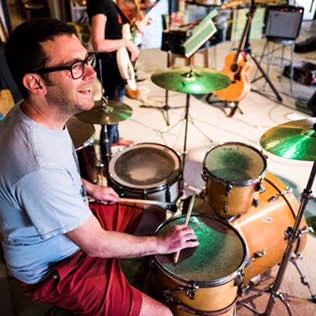 Yea, thats me, playing drums with Not Your Mother.