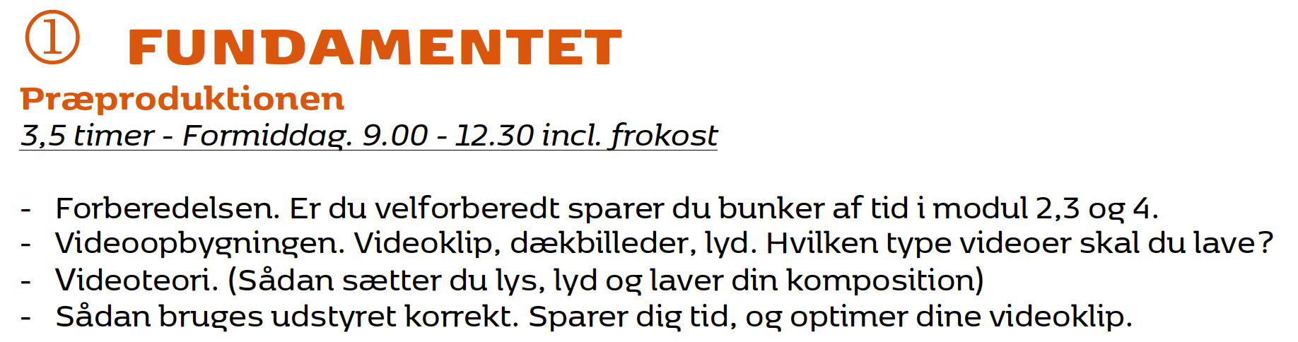 Forberedelsen er det vigtigste af din videoproduktion.
