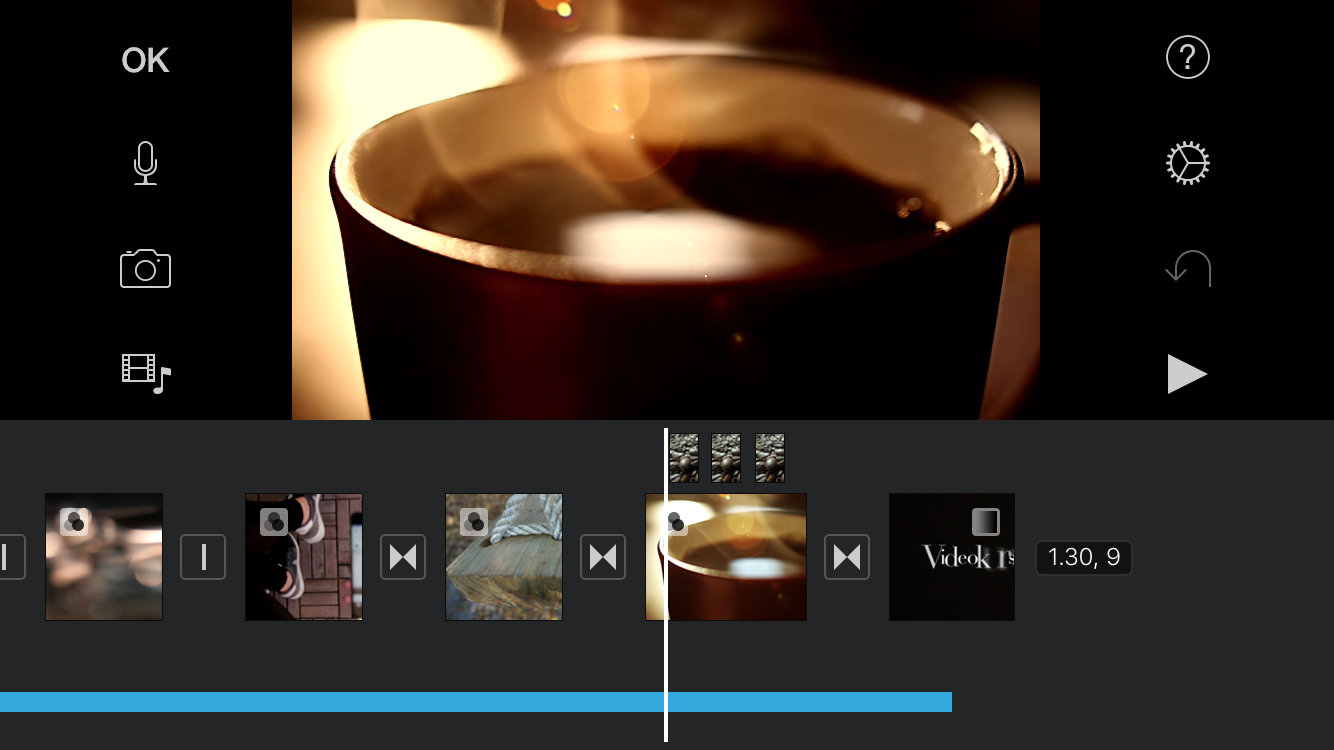 Rediger dine videoer i iMovie