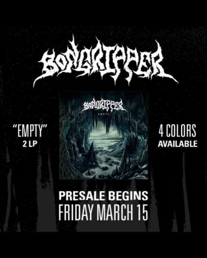 Empty Pre-orders start this Friday on our Big Cartel page. 

Empty release show at @metrochicago on sale now.