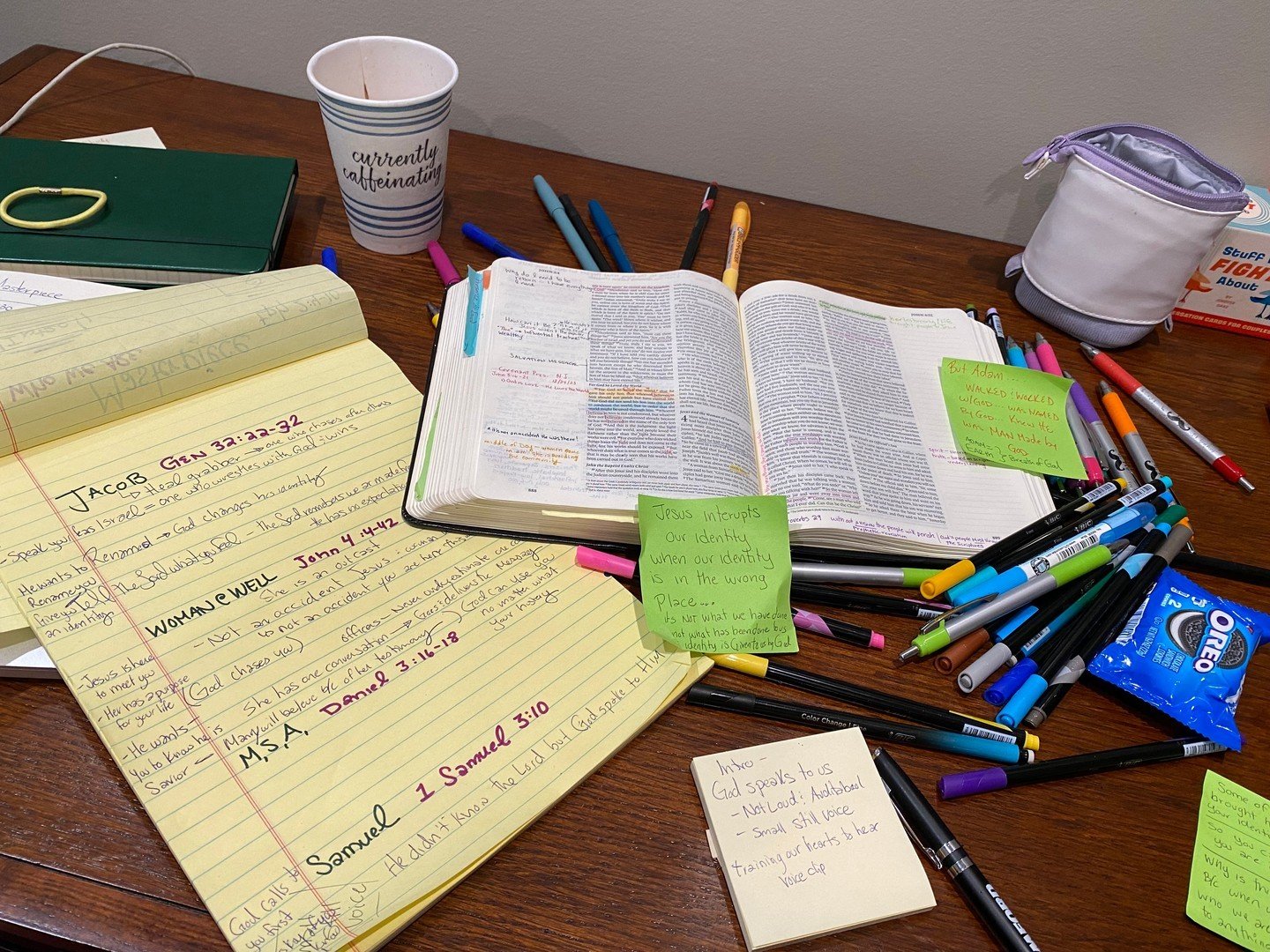 Early morning preparations for this morning&rsquo;s experiences of worship. (Sticky Notes, pens, and yellow legal pads are my jam!)

If you have seen me speak, you know my love for a yellow legal pad! I was asked why the yellow pad. Honestly, I would