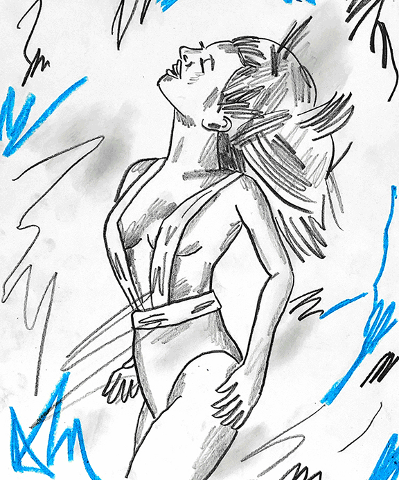 Hand-drawn animation