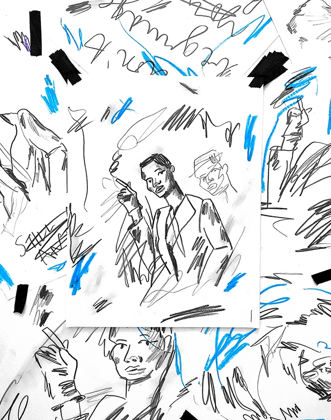 Hand-drawn animation