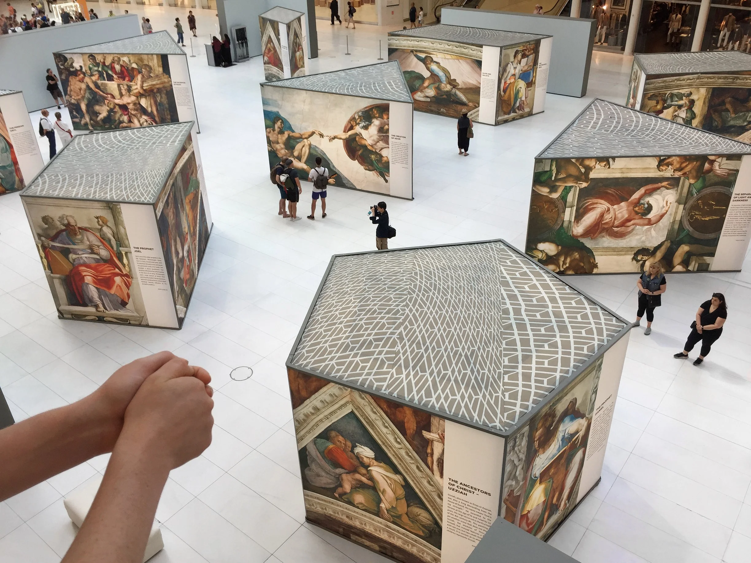 Wraps for event at Occulus, World Trade Center.