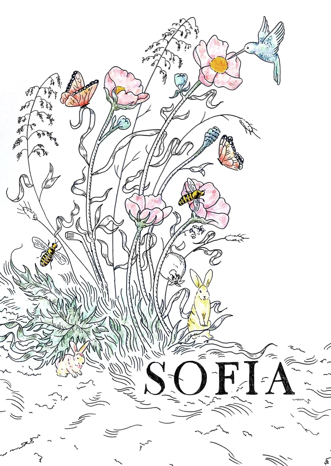 Poster for Birth Announcement