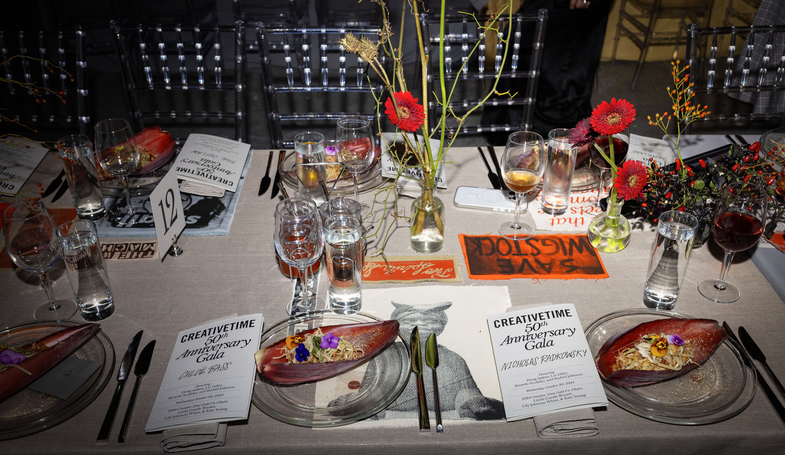 Hand-lettered calligraphy for NYC luxury brand event