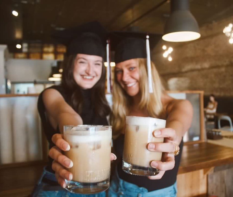 Here&rsquo;s to all the graduates walking (or not walking) today and tomorrow! 🎓

You worked hard, you studied harder, and you got it done. You sat in the booths downstairs for hours at a time and stared at your laptops for so long that the ice in y