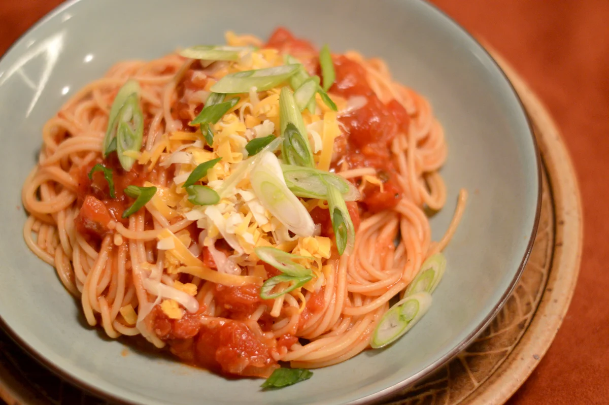 Spicy Pico Spaghetti