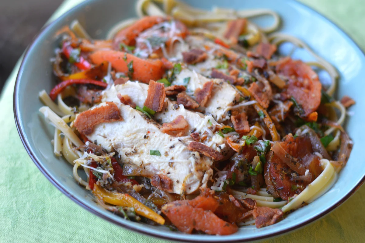 Lightened Chicken Cacciatore