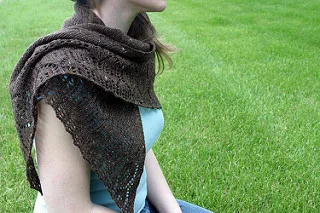 Wandering the Moor Shawl with Margot