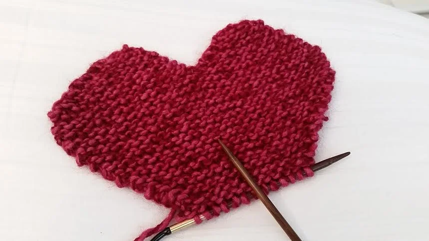 Falling in Love with Knitting:  Learn to knit and fall in love with it at the same time