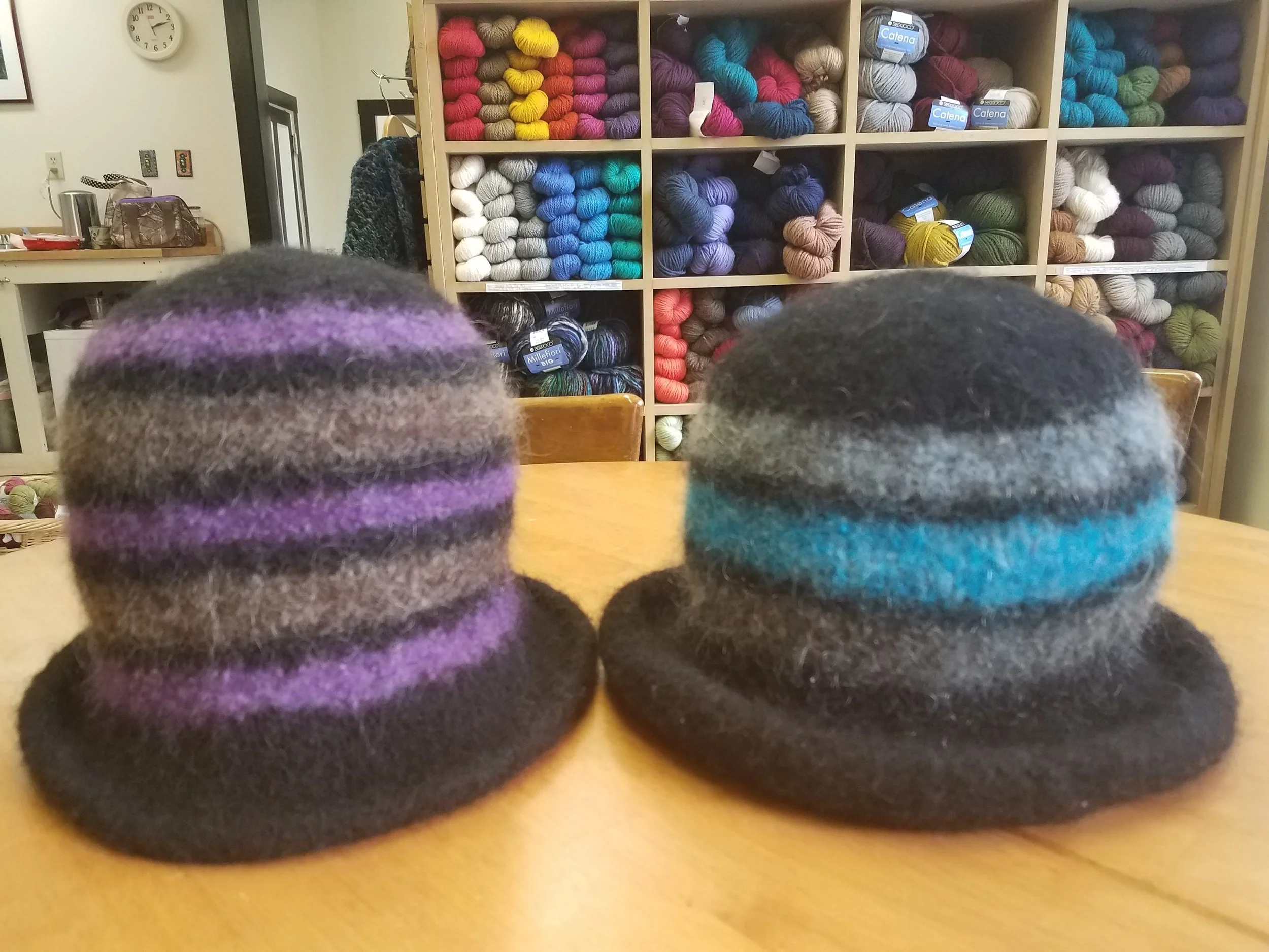 Felted Hat with Shelley