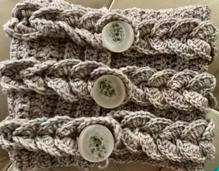 Braided Cowl (it's crochet!) with Jennifer