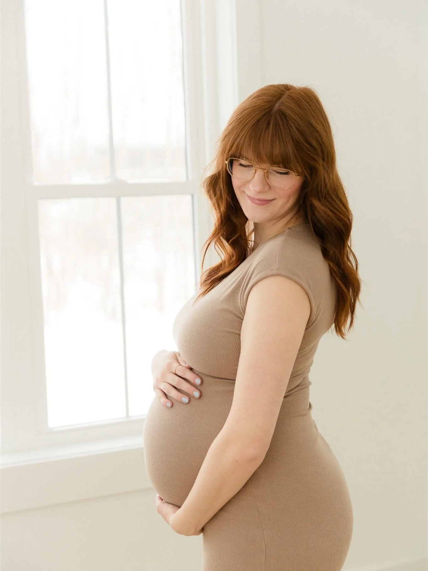 We took their engagement photos here when this was just an empty lot. Now I&rsquo;m capturing them preparing for baby #2 in this little studio. I love being along for the ride with such wonderful people 💛