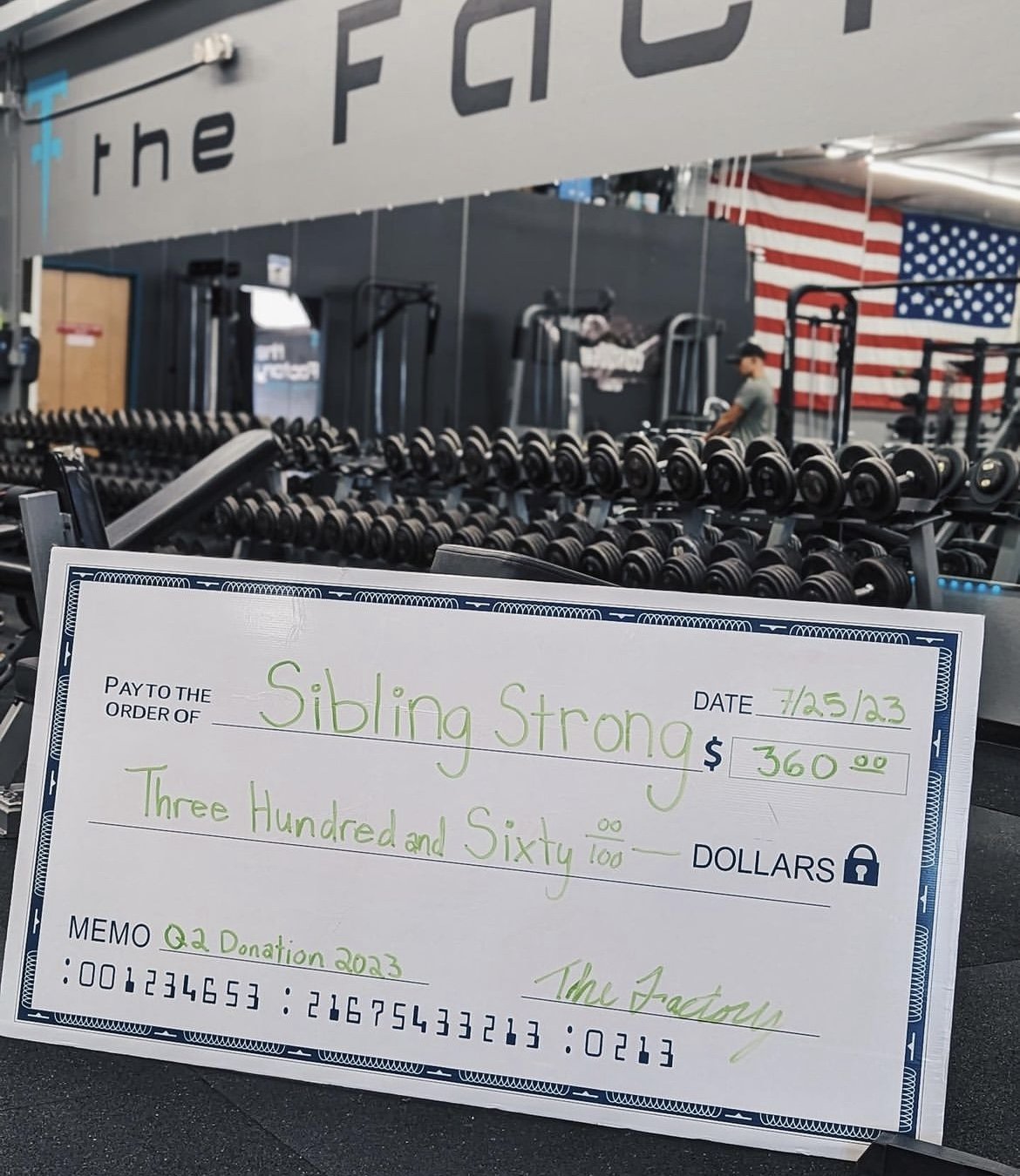 Sibling Strong Donation