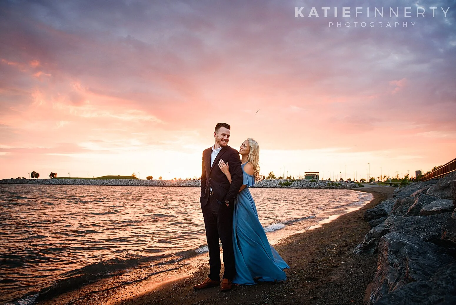 tifft nature preserve + buffalo harbor beach engagement session: kristina + ben