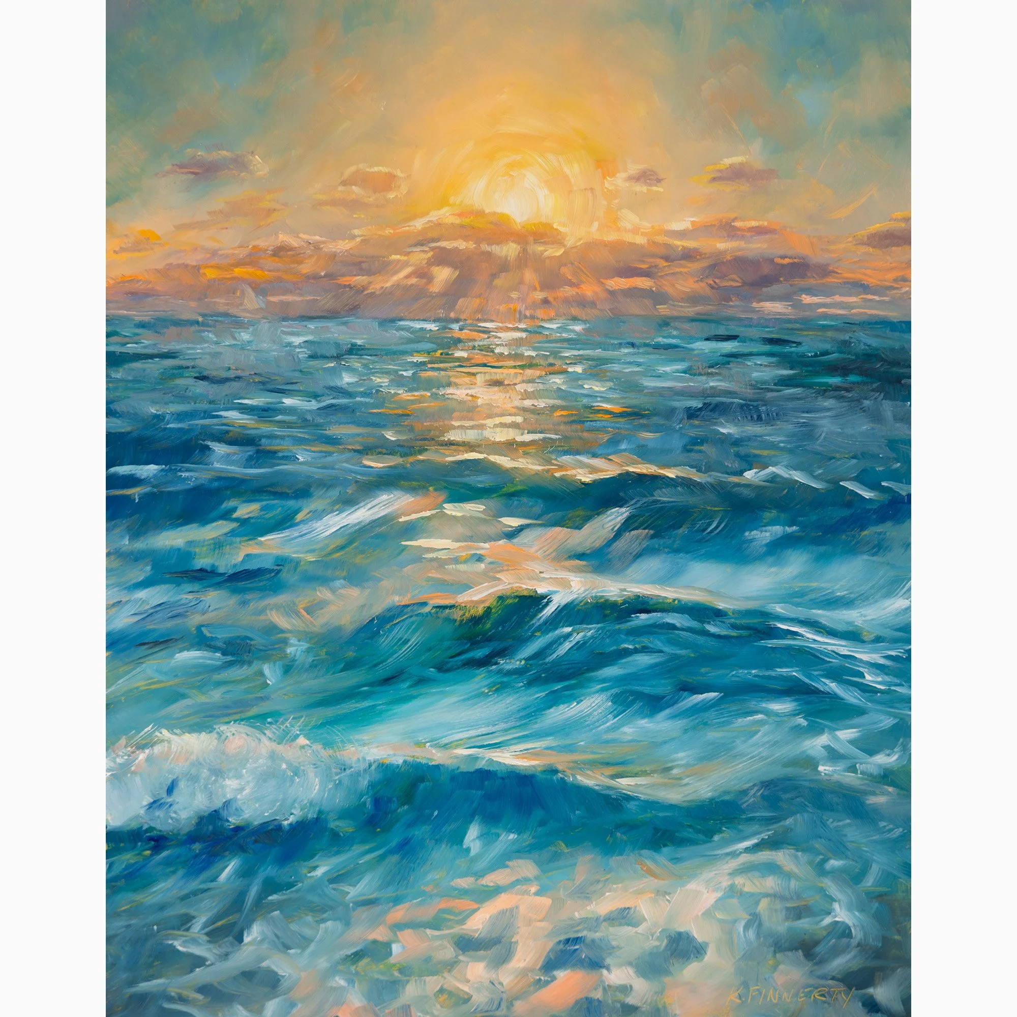 "Sunlit Waves" Print