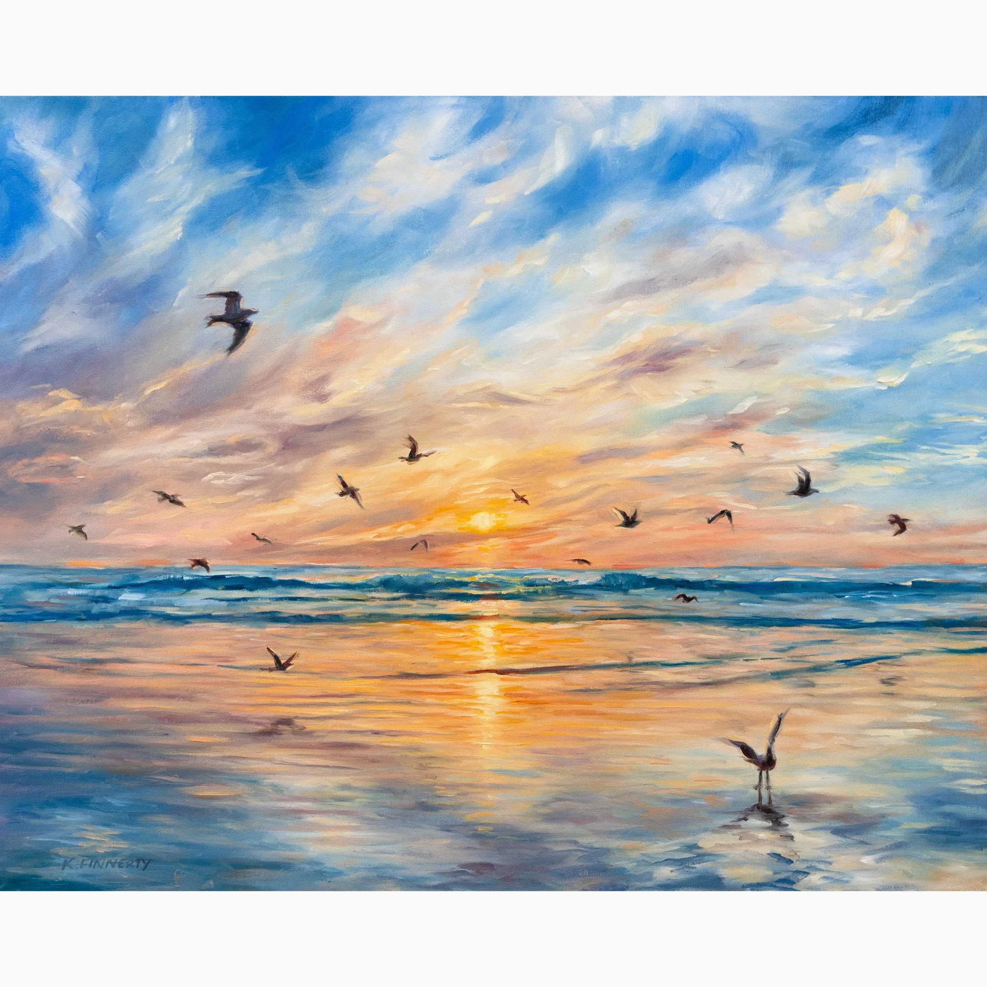 "Sunset Flight" Print
